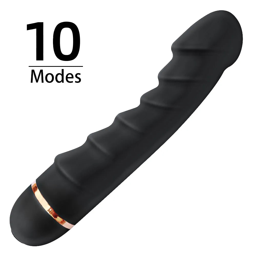 Adult 10 Modes Vibrator Soft Silicone Dildo Realistic Penis Strong Motor G-spot Clitoral Stimulator Female Masturbator Adult Sex Toys