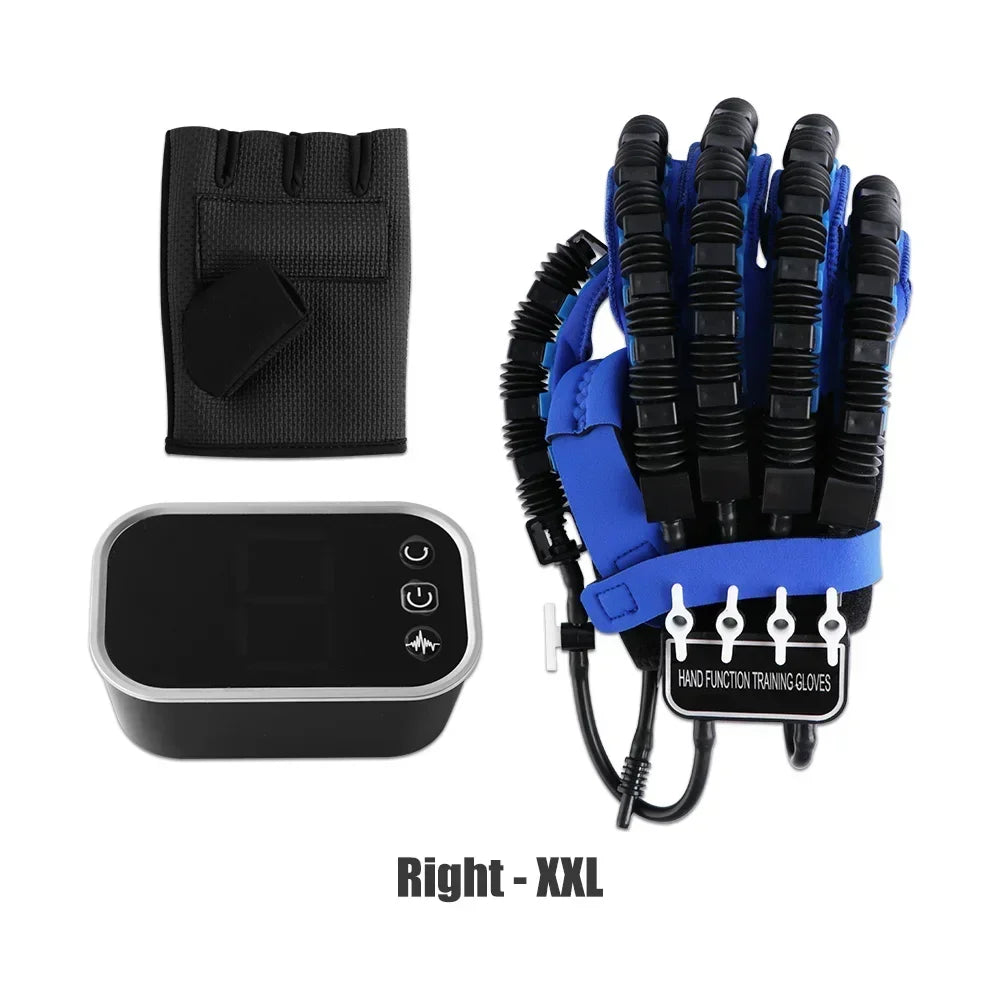 Left & Right 2 PCS Set S-2XL Size Hand Finger Rehabilitation Exerciser Robot Gloves Stroke Hemiplegia Cerebral Infarction Training Equipment Therapy Health Care Supplies
