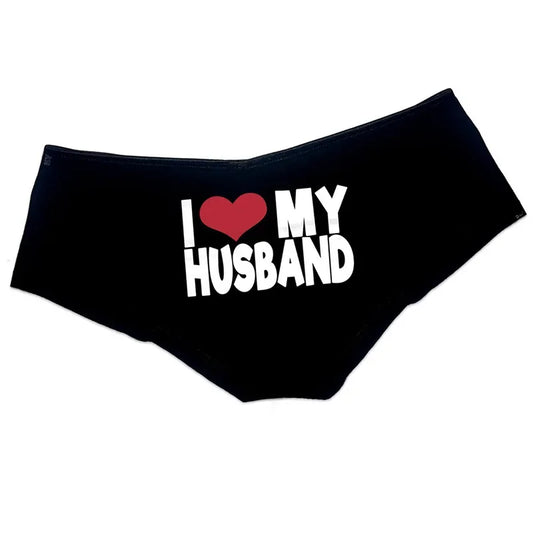 NEW Arrivals *I Love My Husband/Boyfriend Women Panties Valentine's Day Anniversary Gift Present for Girlfriend Wife