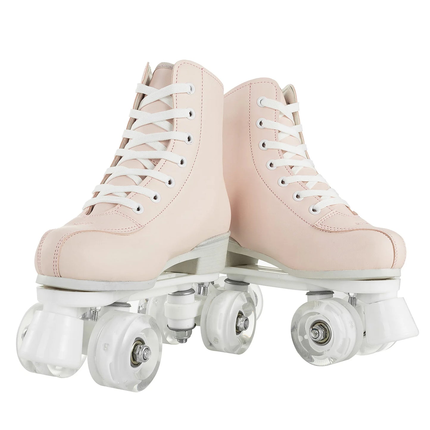 Flashing Roller Skates For Women Double Row Quad Skate Shoes Adult Outdoor Indoor Skating Training Sneakers With 4 Wheels