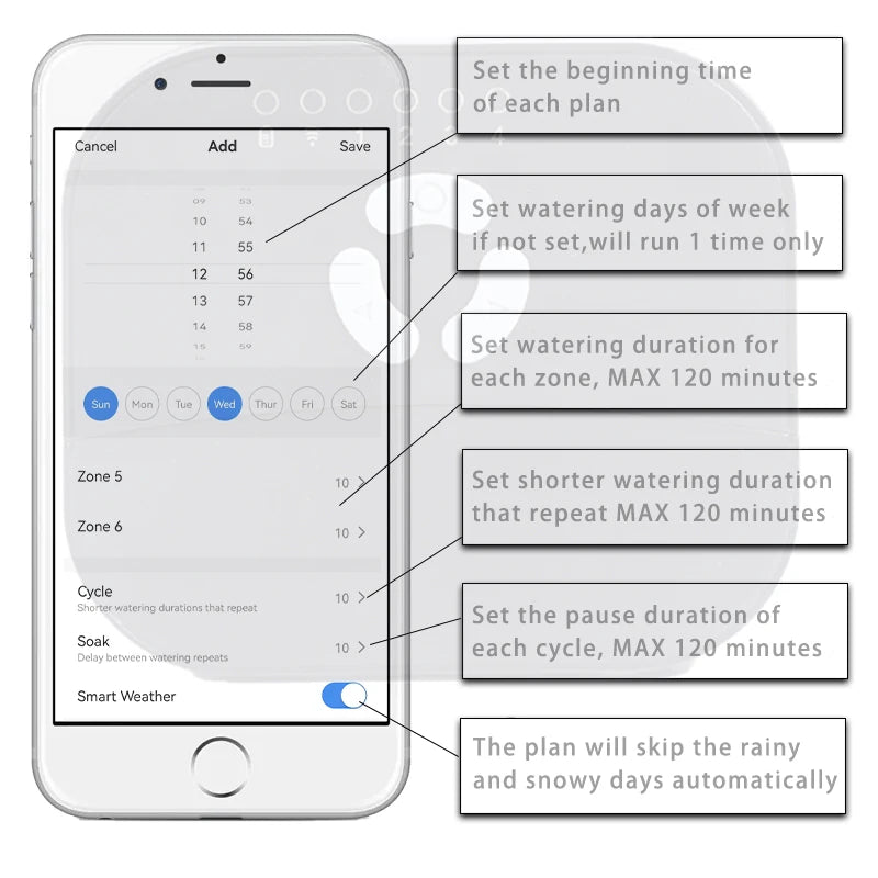 NEW Arrivals ALEXA Wi-Fi 8 Station  UK /USA Indoor Outdoor Smart  Sprinkler Controller Irrigation System Remote Control by Phone Works with Alexa Home Garden Lawn Courtyard Watering Supplies