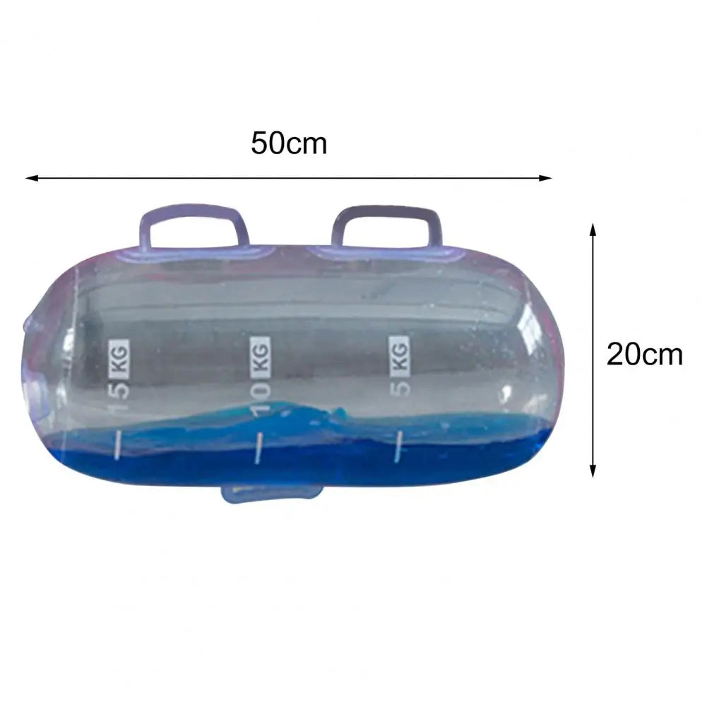 50*20cm Aqua Bag Sealing Enhance Muscle Side Handle Fitness Bag Training Equipment Water Power Workout Sandbag For Home Fitness