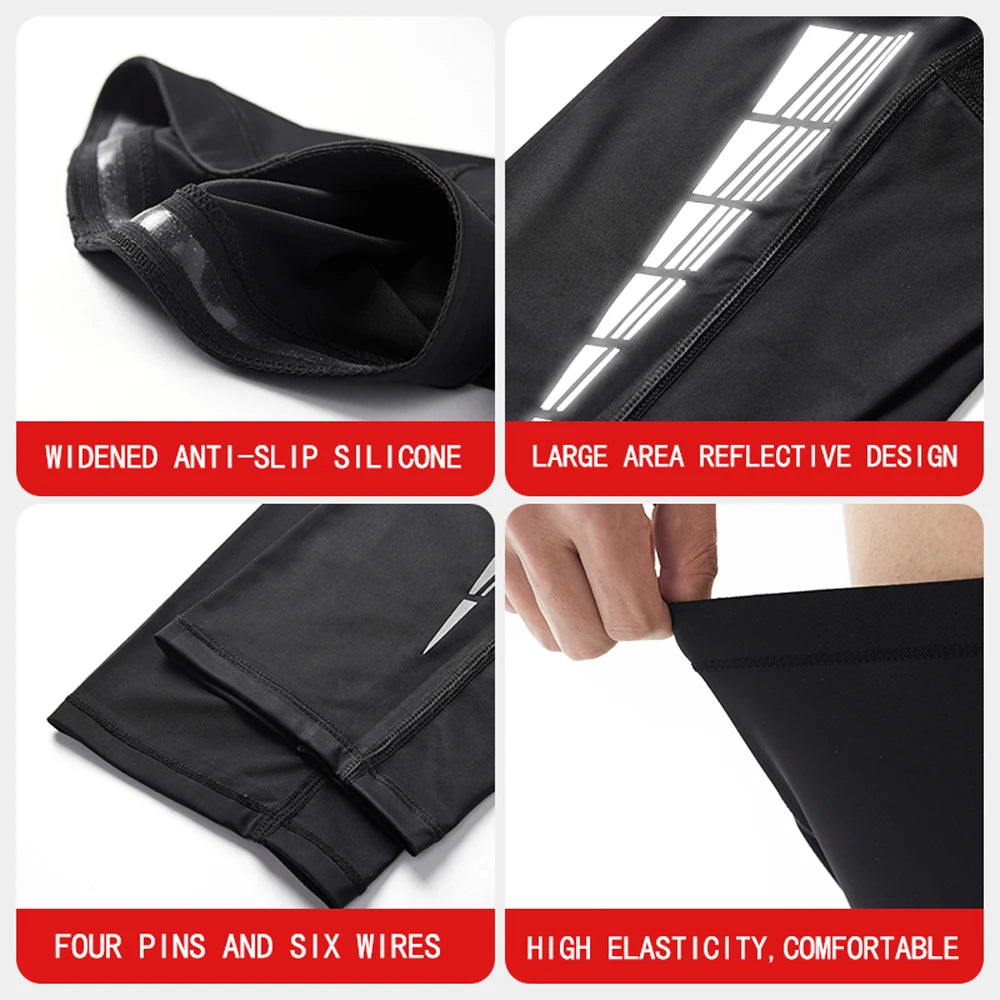 NEW Arrivals 1 Pair Set 3 Colors Sun Protection Leg covers, non-slip, cycling, Ice Silk, Breathable, Quick-Drying Leg Covers, Basketball Sports Knee Pads