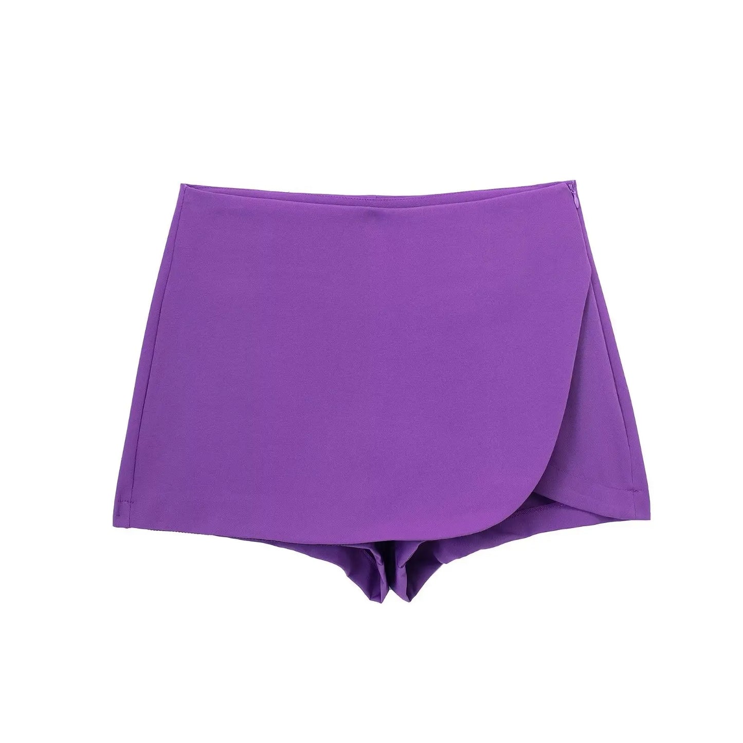UK Size 7 Colors Women's Sexy Mini Skirt High Waist Brown Skirt Pants Stylish Summer Pink Black Mini Skirt Shorts Asymmetric Casual Off White Skirt