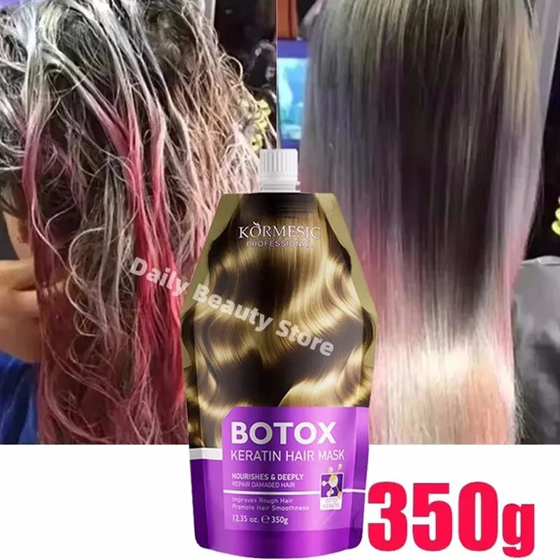 Magical Korean Keratin Hair Mask 5 Seconds Repair Damaged Frizzy Hair Soft Smooth Shiny Nutrition Deep Moisturize Nourishing Hair Care