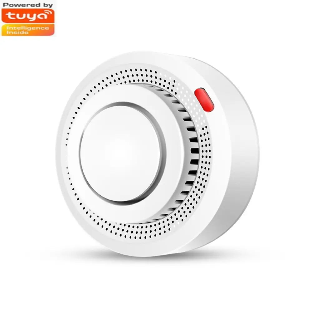 TUYA Zigbee Smart Smoke Wi-Fi Detector with APP Alert Smart Life APP Control Smoke Sensor 85dB Sound Security System Fire Protection Home Office Hotels Business Shops Security Supplies