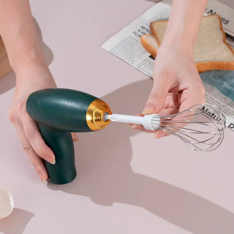 Electric Mixer, Milk Frother, Handheld Egg Beater, Portable Beverage Coffee Machine, Cake Cream Machine, Kitchen Batter Mixer Household Cooking Accessories Home Appliances