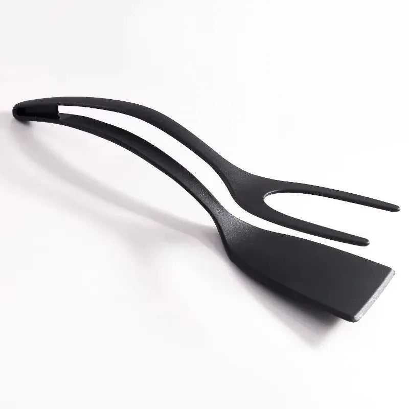4 PCS Set 5 Colors  Egg Flipper Spatula Grip And Flip Spatula Tongs Silicone Egg Flipper Tool Fish French Toast Tongs Non-Stick Cooking Accessories Kitchenware Tools