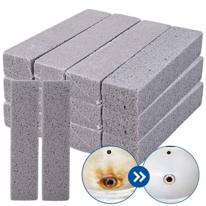 NEW Arrivals 6/10/12 PCS Set BBQ Grill Kitchen Oven Sink Stain Removal Pumice Stone Cleaning Blocks Scouring Pad Bathtubs Pool Toilet Cleaner Brushes
