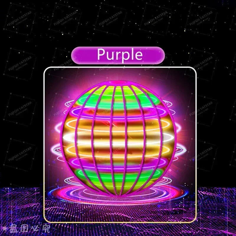 1/3 PCS Set Flying Ball Children's Hand Controlled Color LED Cosmic Globe 360 ° Rotating Suspension Ball Suitable for Indoor and Outdoor Toy