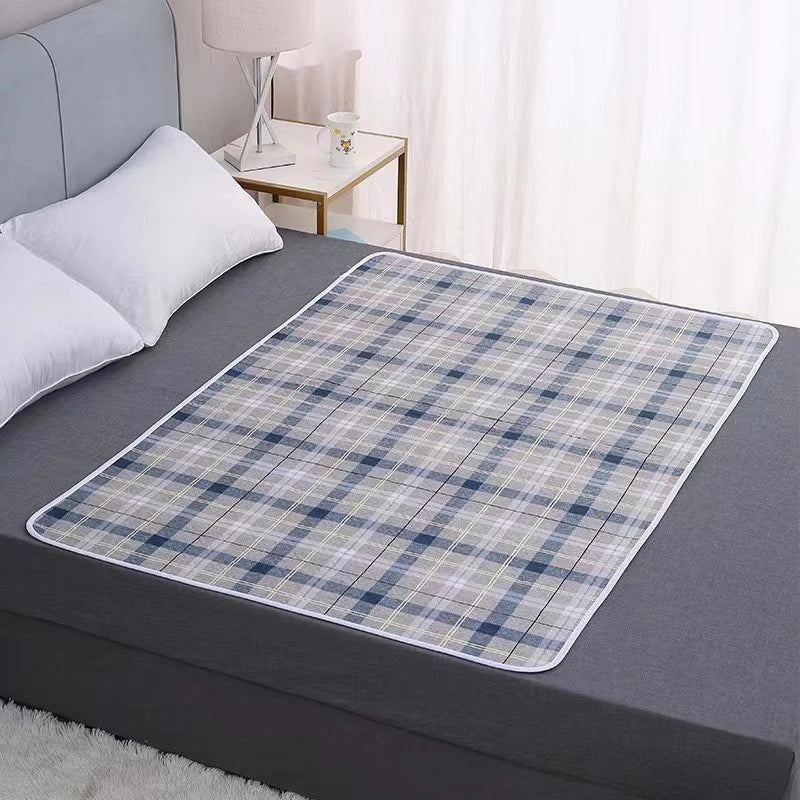 5 Colors Washable Incontinence Pads for Elderly & Pets - Leak-Proof Bed Care Mats, Ideal for Menstruation & Home Use Bedding Accessories