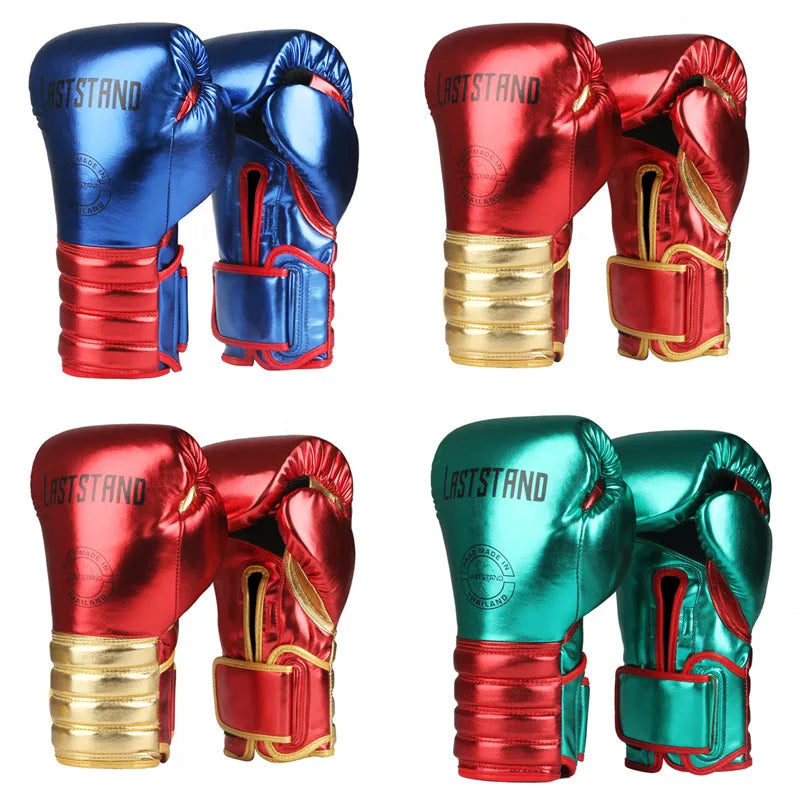 Kick Boxing Gloves for Adult Men Women PU Karate Muay Thai Guantes De Boxeo Free Fight MMA Sanda Training Adults Kids Equipment