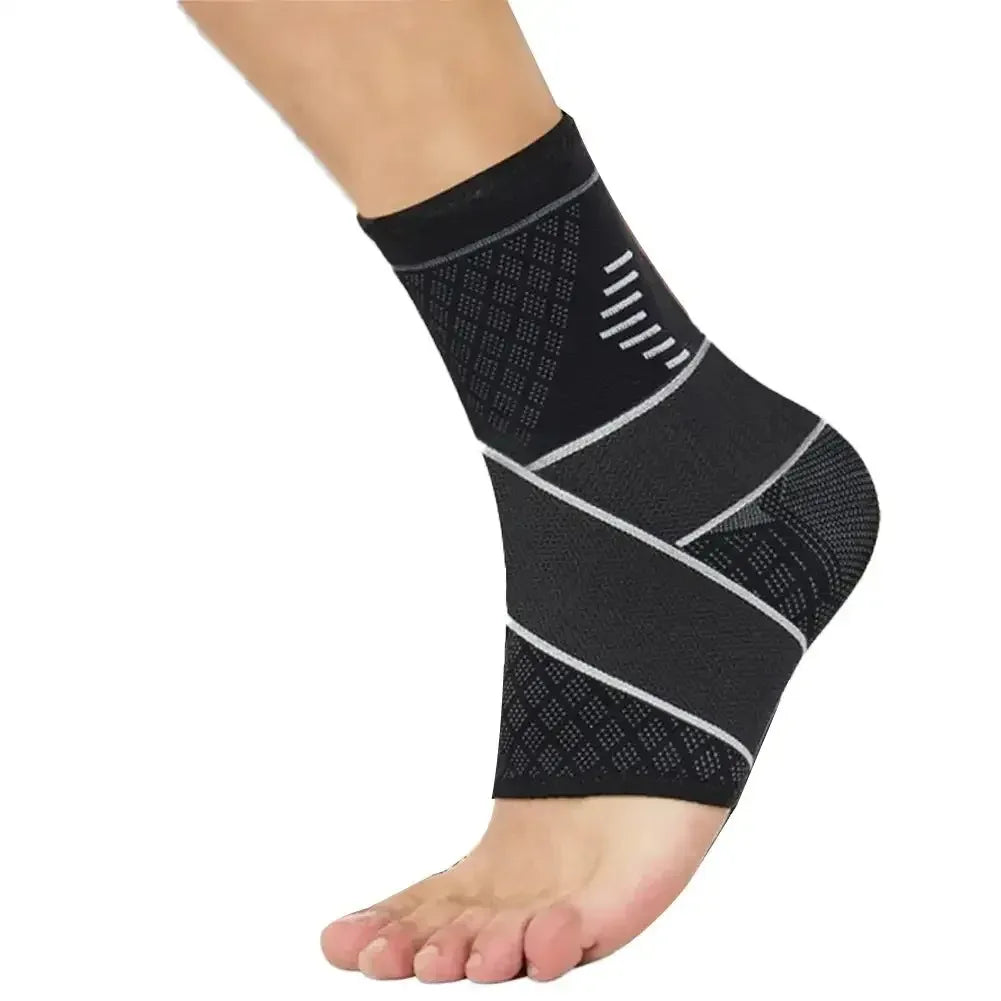 NEW Arrivals 6 Colors Adjustable Elastic Ankle Brace Compression Sleeve Foot Support Stabilizer for Plantar Fasciitis Achilles Tendonitis Sports Socks