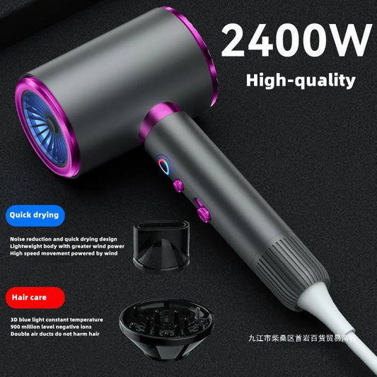 NEW Arrivals The Latest High-Speed Japanese Hair Dryer, High-Power Blue Light ION Home Hair Salon Hair Dryer, Household Appliance UK.EU. Plug-In Hair Care Accessories