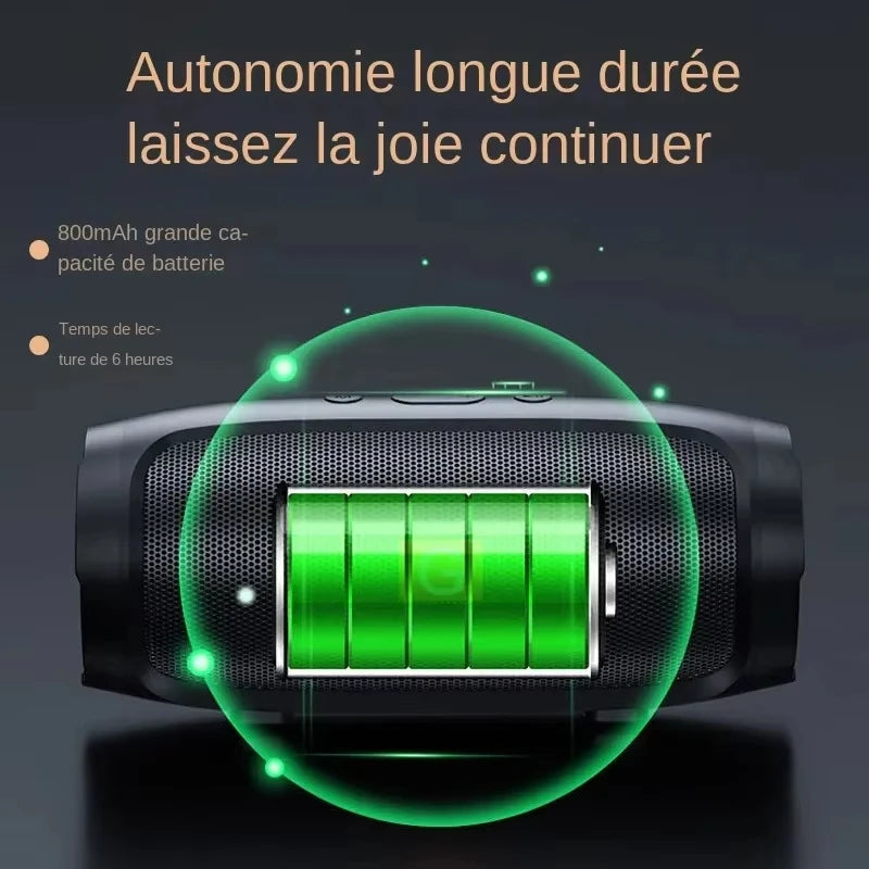 200W NEW Portable Bluetooth Speaker Wireless High Fidelity Surround Sound Box Outdoor Camping Picnic Hiking Waterproof Camping Party Loudspeaker