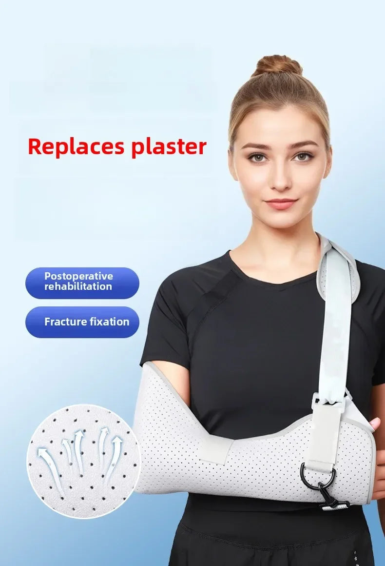 3 Size Forearm Sling Fracture Arm Fixation Brace Elbow Injury Postoperative with Elbow Joint Protector Wrist Elbow Forearm Support Health Care Accessories