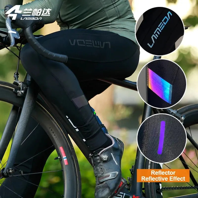 Cycling Pants Men PRO Bike Long Pants Cool Breathable Cycling Bib Pants Quick Dry Bike MTB Ride Tight Trousers