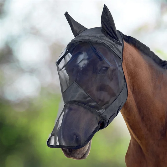 For Horses Fly Mask, For Horse Fly, Super Comfortable UV Protection, Adjustable Fit, Breathable Design With Ears