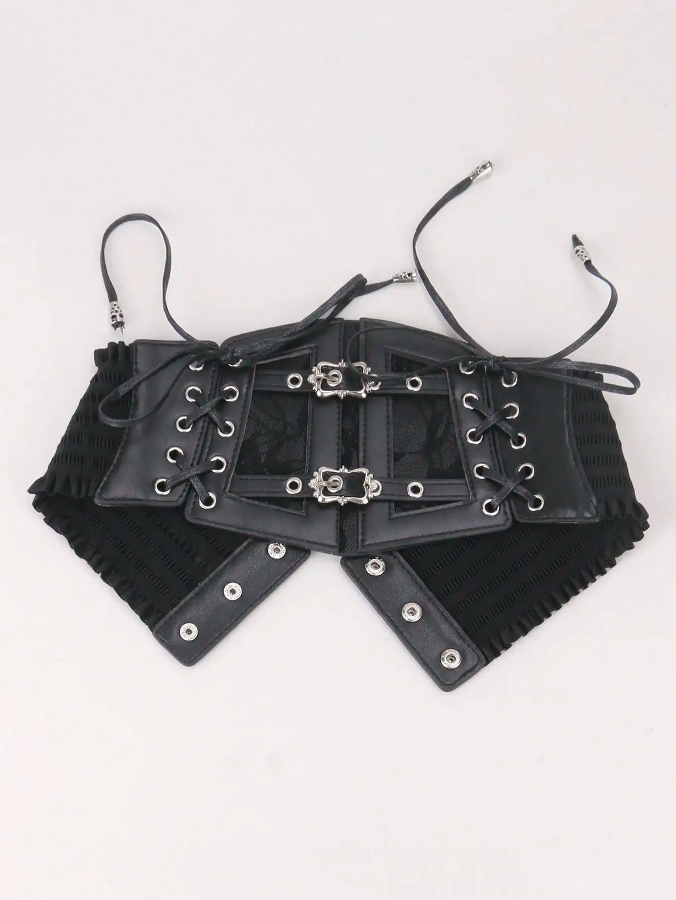 1pc Women Grommet Lace Up Fashionable Corset Belt For Clothes Decoration