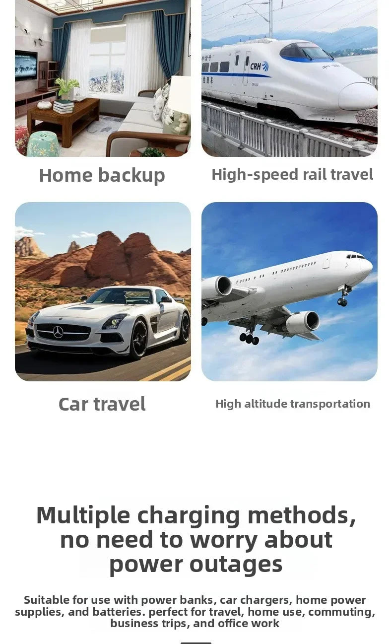 Home Outdoor Travel Car Train Airplane Dual Use Insulin Injections Cooler Fridge USB Rechargeable and Plug Portable Constant Temperature Medicine Storage Pills Case Medicines Cooler Refrigerator