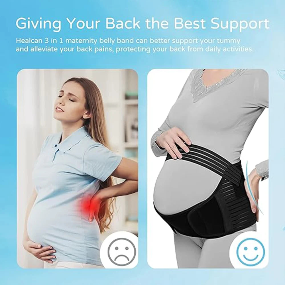 NEW Pregnant Women Support Belly Band Back Clothes Belt Adjustable Waist Care Maternity Abdomen Brace Protector Pregnancy Accessories Tools Products Women Health Care Supplies