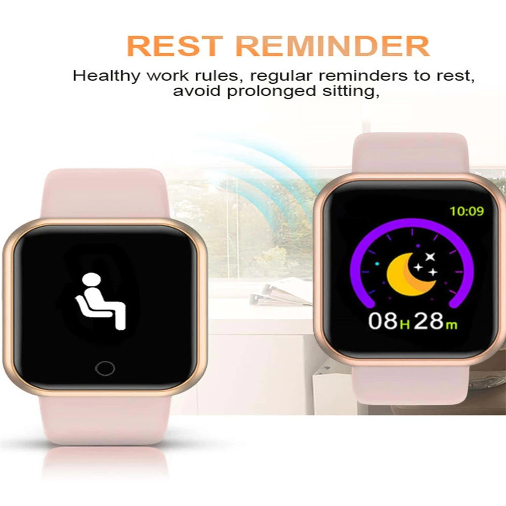 NEW Arrivals Sport Smart Watches Color Screen Life Waterproof Bluetooth Fitness Bracelet With Health Blood Pressure Heart Rate Sleep Monitor