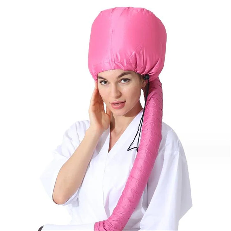 4 Colors Hair Drying Cap Hair Dryer Caps Hair Perm and Dye Styling Warm Air Adjustable Drying Hood Home Hairdressing Salon Tool