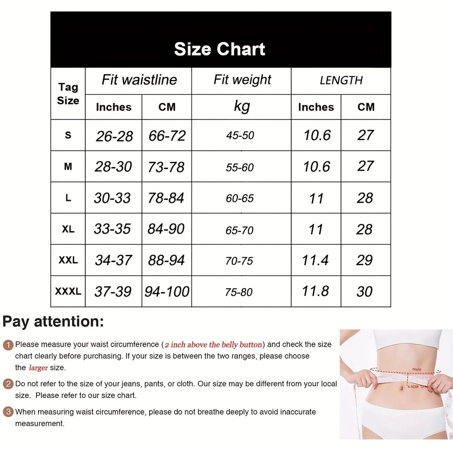 Order A Size Up, Breathable Neoprene Waist Trainer, Trimmer Belt, Body Shapewear For Women