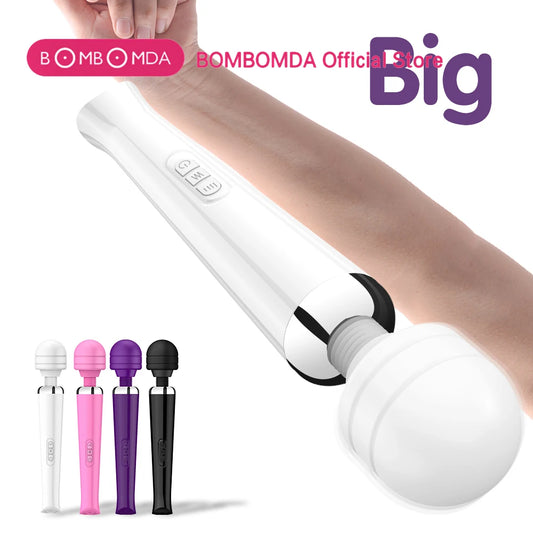 Powerful Magic Wand Vibrators for Women Clitori Stimulator Big AV Stick Vibrator Female G Spot Massager Adult Sex Toys for Woman