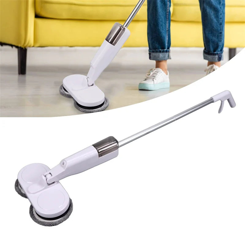 NEW Wireless Electric Spin Mop Japanese Cleaner Automatic 2 in 1 Wet & Dry Home Cleaner Car Glass Ceiling Door Windows Floor Scrubber Machine Home Cleaning Supplies
