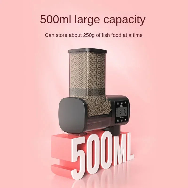 Aquarium Automatic Fish Feeder Aquarium Tank Feeder Intelligent Automatic Feeder Digital Timing Control Fish Aquarium Feeding
