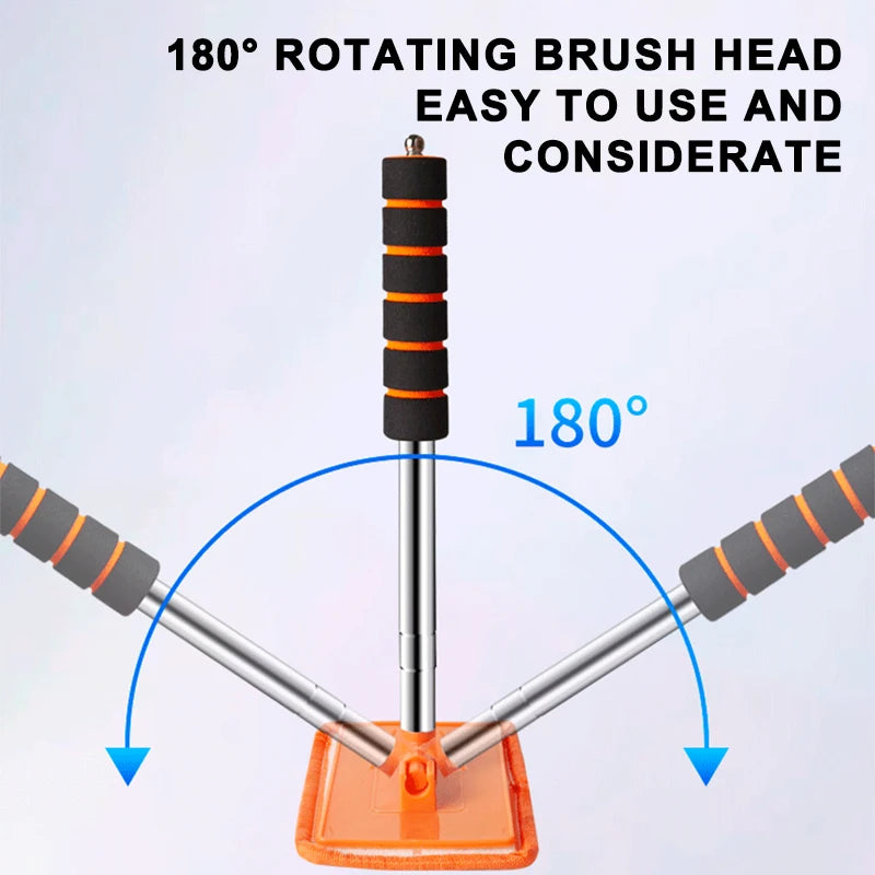 NEW Arrivals  Car Front Windshield Defogging Brush Telescopic Long Handle Car Household Glass Clean Brushes Dust Remover Tools Car Cleaning Accessories