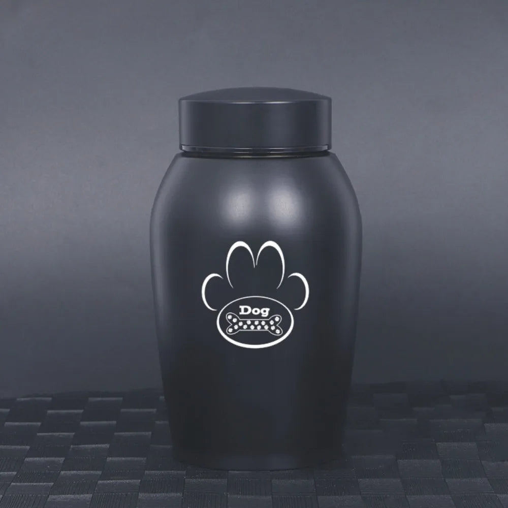 20 Styles Pets Last Farewell Columbarium Stainless Steel Pet Ashes Urn Black Moisture-Proof Memorial Pet Urn Portable Pet Cremation Urn For Small Animals