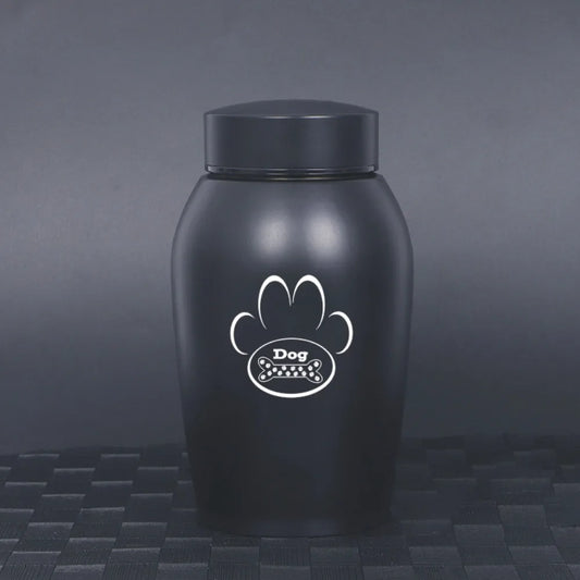 20 Styles Pets Last Farewell Columbarium Stainless Steel Pet Ashes Urn Black Moisture-Proof Memorial Pet Urn Portable Pet Cremation Urn For Small Animals
