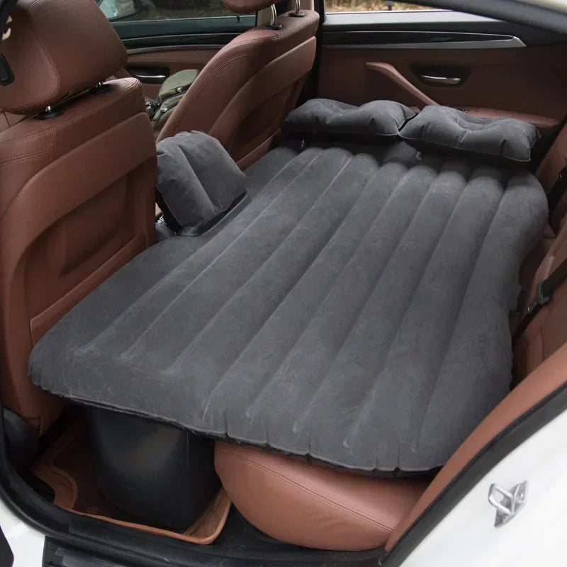 NEW Arrivals 3 Colors Outdoor Travel Car Upholstery Folding Bed Outdoor Camping Beach PVC Flocking Air Mattress Car Air Bed