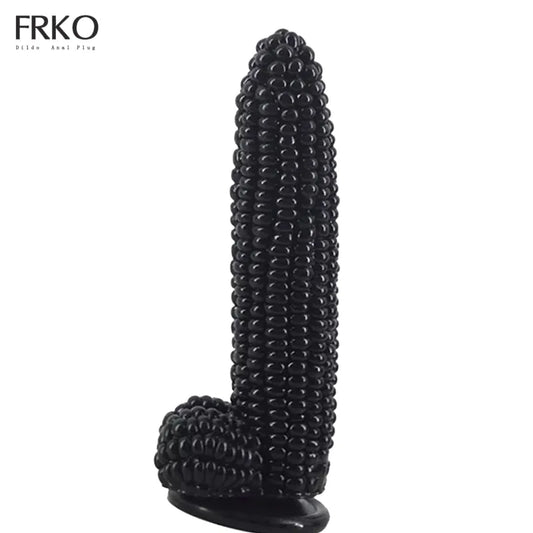 FRKO Corn Anal Plug With Suction Cup Vegetables Dildo Sex Toys For Women Vagina G-Spot Massage Masturbator Adult Game Goods