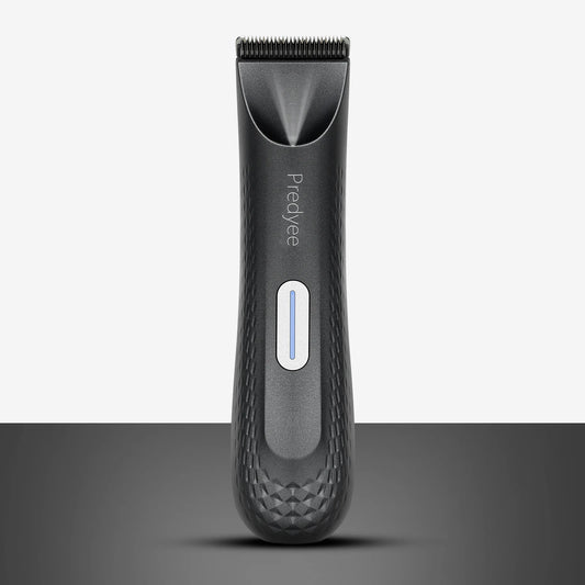 Electric Trimmer for Men's Groin Hair: Versatile Body Groomer and Waterproof Pubic Hair Trimmer with Replaceable Ceramic Blade