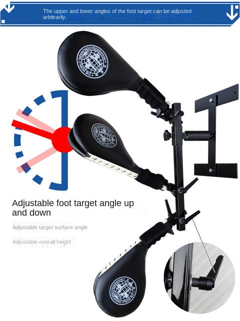 Women/Men Taekwondo Kicking Target, Multi-Position Foot, Multi-Functional Training Equipment, Three-Connected Fixing Frame Boxing Karate Accessories Sports Supplies