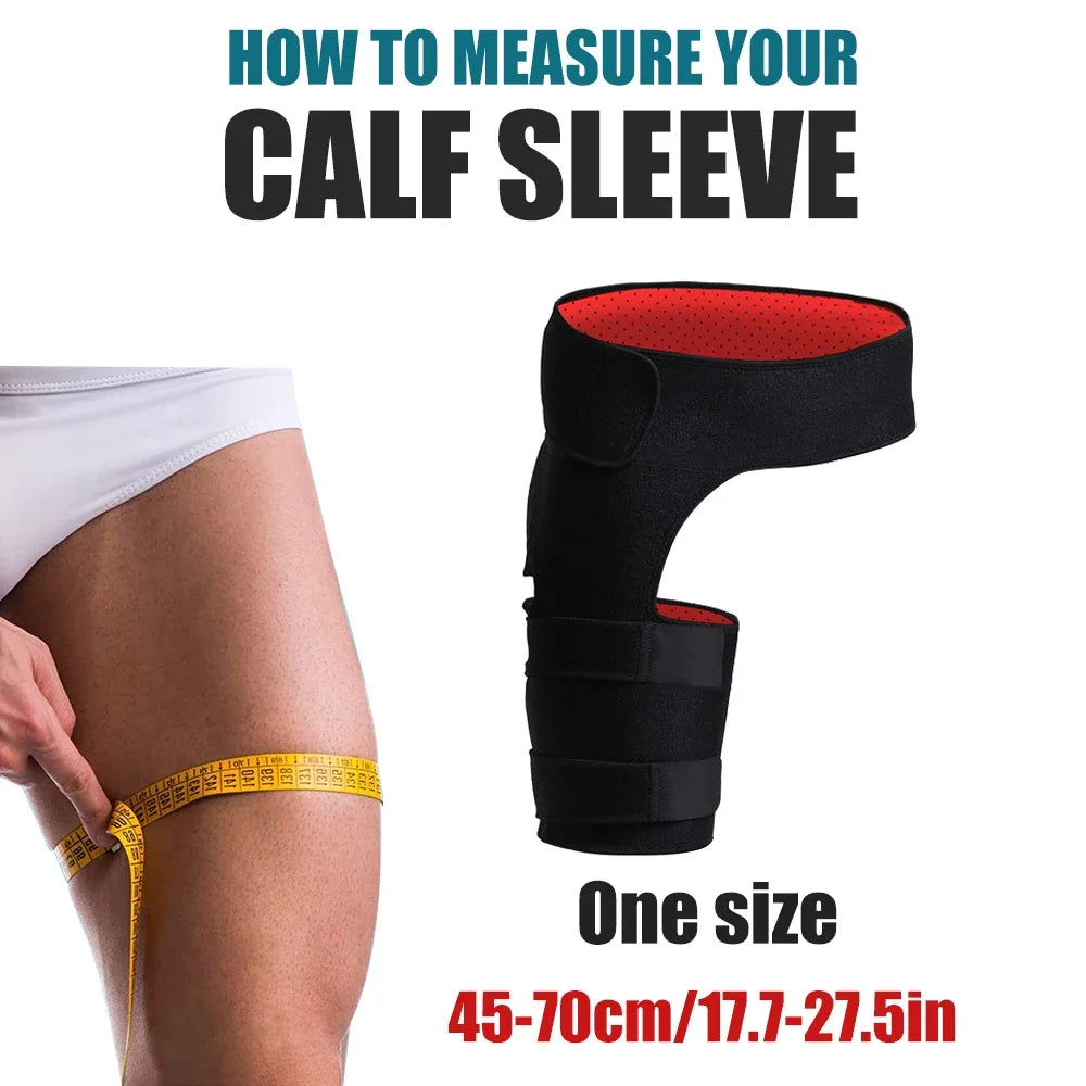NEW Arrivals Sport Adjustable Groin Support Thigh Compression Wrap Strap Leg Support Hamstring Brace for Runners Cyclists  Sciatic Nerve Leg Muscle Pain Relief Health Care Supplies
