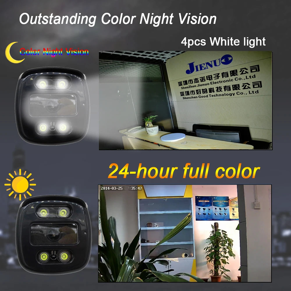 NEW!!!!  Camera Full Color Night Vision CCTV Security Surveillance 1080P Outdoor Waterproof Analog Digital Video 2mp Home Cam