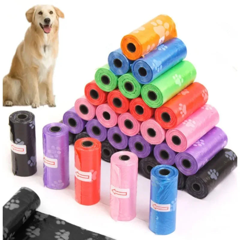 10 Rolls Dog Poop Bag Outdoor Cleaning Poop Bag Outdoor Clean Pets Supplies for Dog 150 Bags/Roll Refill Garbage Bag Pet Supplies