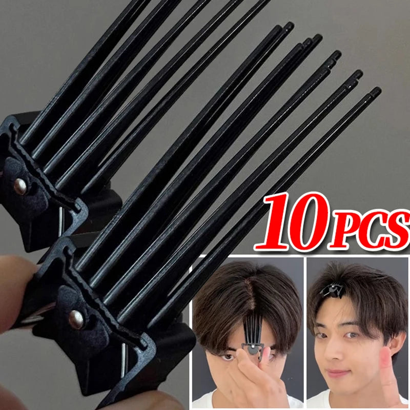 5-10 PCS Set Hair Root Volumizing Hair Clip Natural Fluffy Hairpin Instant Skull Top Hairs Styling Tool Unisex Korean Simple Hair Accessories