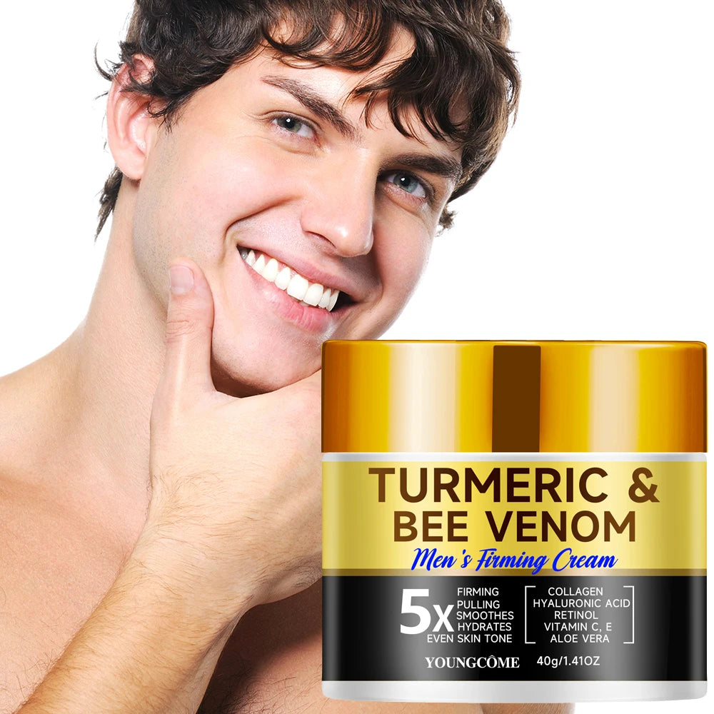 Men's Retinol Collagen Firming and Moisturizing Cream Moisturizing Cream Anti-Wrinkle Aging Firming Facial Face Men Skin Care Supplies Korean Products