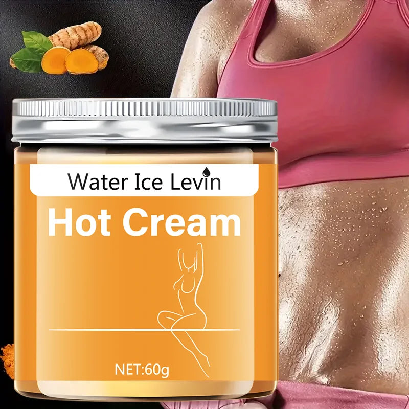 Full Body Fitness Gym Massage Cream, Hot Compress to Tighten Abdominal Muscles Women Men Skin Care Accessories