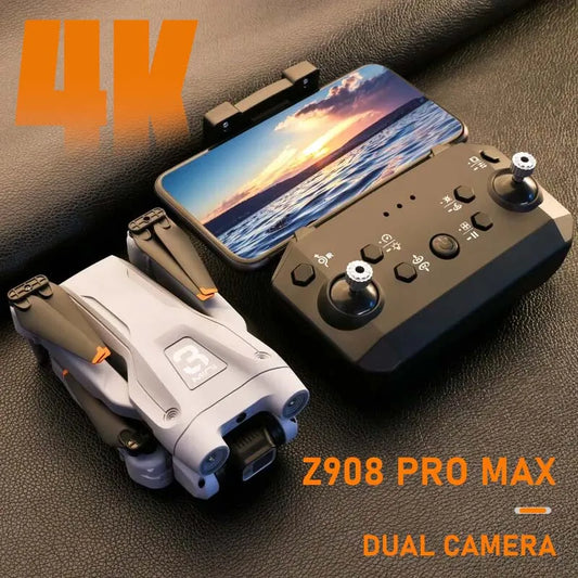 MINI Z908Pro Max Drone 4K ESC Professional WIFI FPV Dron Obstacle Avoidance Brushless Four-Axis Folding RC Quadcopter Toys KBDFA