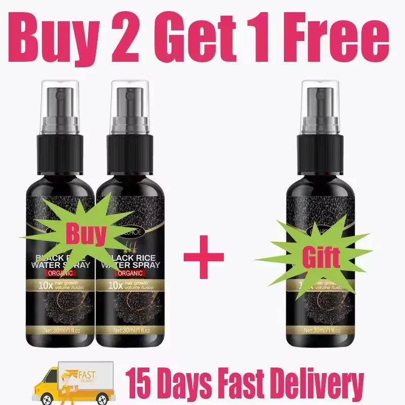 NEW Buy 3 Get 2 Free Korean Gray White Hair Treatment Serum Cover White Hair To Black Natural Color Repair Spray Anti Loss Hair Restore Healthy Hair Care Supplies