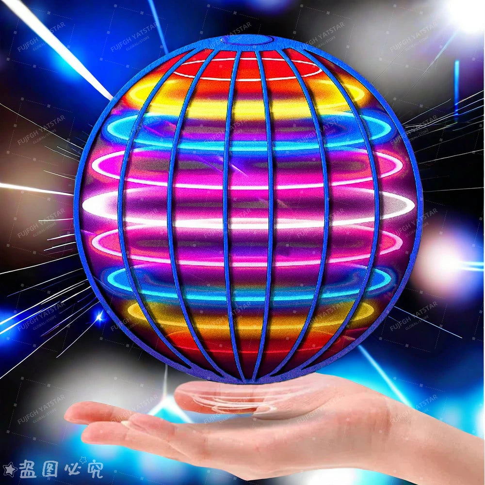 1/3 PCS Set Flying Ball Children's Hand Controlled Color LED Cosmic Globe 360 ° Rotating Suspension Ball Suitable for Indoor and Outdoor Toy