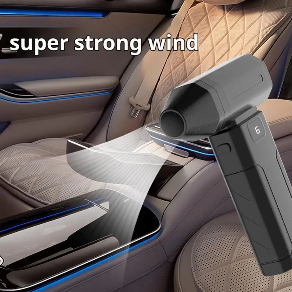 X8 Brushless Turbo Jet Fan Blower 150000RPM Powerful Electric Air Blower Vacuum Dust Cleaner Outdoor Blowing Snow Portable Dust Cleaner Violent Fan Cleaning Accessories