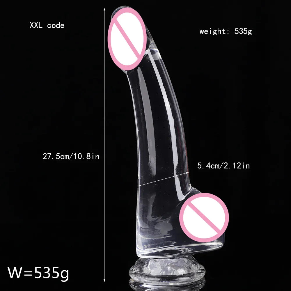 XL-XXXL Huge Dildo Cock Penis Sex Toys Products For Women Men Endless Pleasure Vaginal Anal Masturbators Big Dick Butt Plug For Adult 18+  Goods Sex Shop Supplies