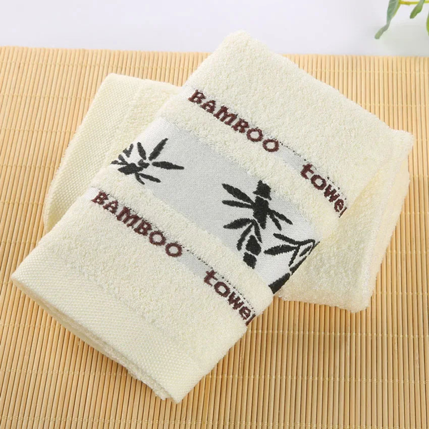 100% Bamboo Fiber Towels 3 Colors Set Home Bath Towels for Adults Face Towel  Thick Absorbent  Luxury Bathroom Towels Toalha De Praia Home Bathroom Accessories